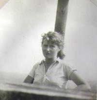 The wife of Zdeněk Navrátil, 1950