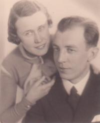 Wedding photo of Marie and Miloslav Souček