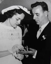 Lotte's wedding, Karlovy Vary, 1959