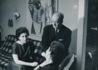 Pavlína Jerusalemová, Jan Kotík and Mária Kotíková , Prague 1957