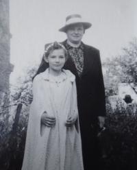 Confirmation with aunt Runčíková - 1941