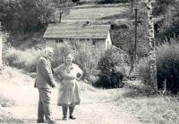 Karel Žalský with Anna Lukšíková, aug. 1974