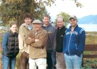 Jiří Macek with his five grandchildren, Vancouver 2007