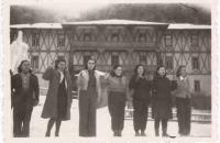 Friends from Makabi Hacair, tatry mountains, 1946