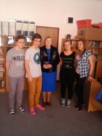 Hana Dvořáková and the Stories of our neighbours student team in 2014