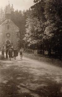 At Holy Trinity in 1952