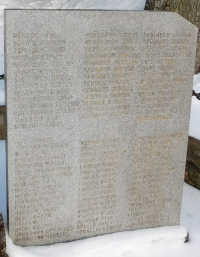 Monument to the fallen in World Wars in the Morávka