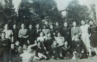 Greek children in an orphanage in Poland