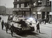 His tank called Žižka (during competition)