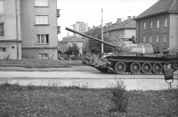 Tank of the occupation forces in Příbram