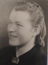 Naděžda Stejskalová at twenty