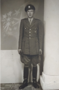 Ján Rišián in uniform