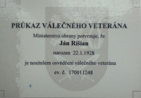 War veteran identification