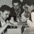 Sylva Wernhartová with friends from Ladislav Ševčík's Folk Dance Ensemble in Ostrava, 1970s.